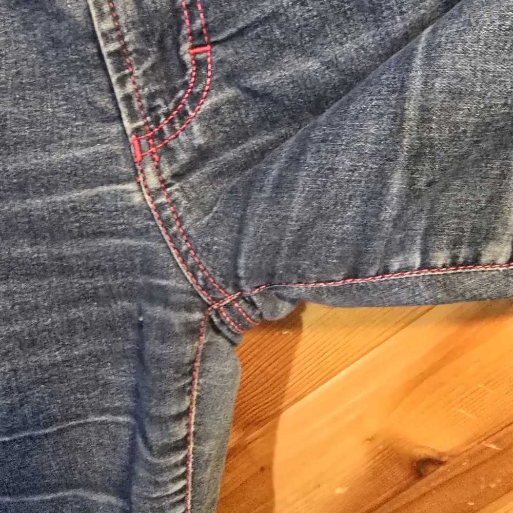 Vintage Y2K Dolce & Gabbana Dark Blue Capri Jeans Size 27 - Picture 2 of 5